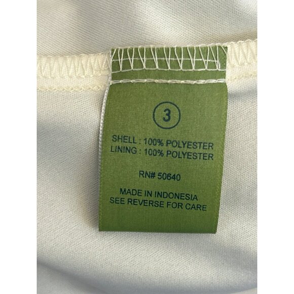 Johnny Martin Floral Snakeskin Print Sleeveless Baby Doll Dress Tie Waist Y2K - Picture 7 of 8